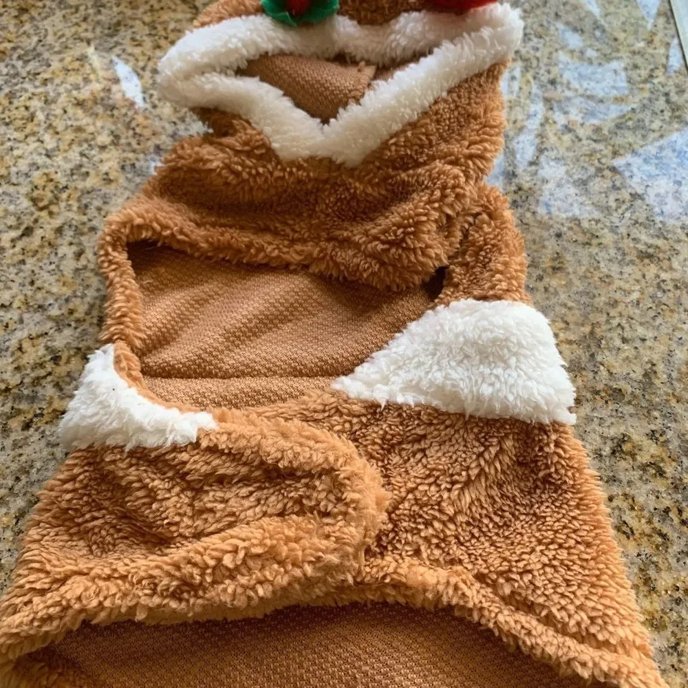 Light Brown Rudolph Pet Costume